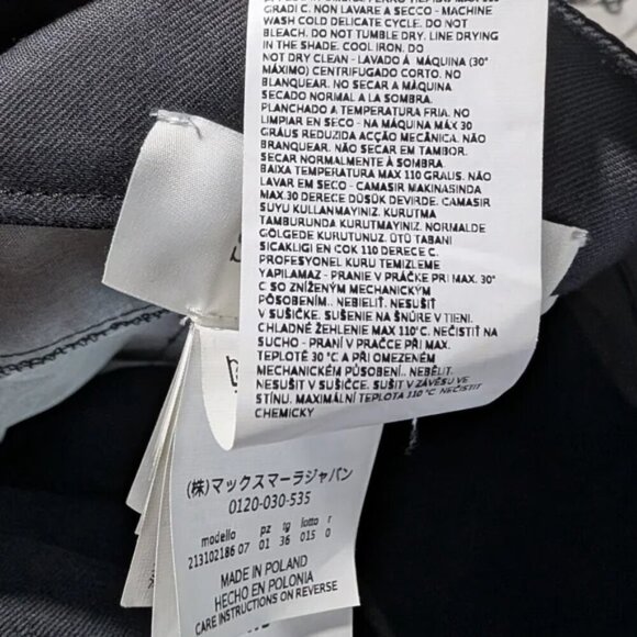 Sportmax | Bella Coated Trousers In Black - Picture 8 of 16